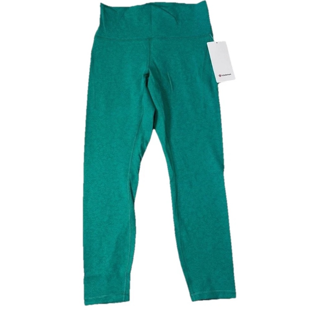 Lululemon Wunder Train Leggings Size 10 NWT $128 Pockets Blaze Maldives Green